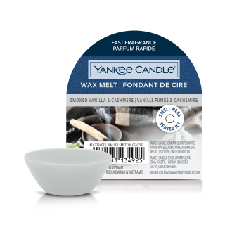 Yankee Candle - vonný vosk Smoked Vanilla & Cashmere, 22 g