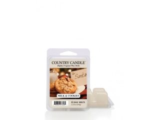 Country Candle – vonný vosk Milk & Cookies, 64 g