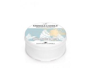 Kringle Candle – Daylight vonná svíčka Sandalwood & Cade, 42 g