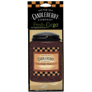 Candleberry - vonná visačka do auta, Cinnamon Broomstick