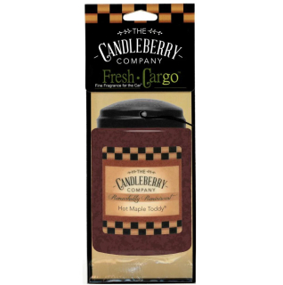 Candleberry - vonná visačka do auta, Hot Maple Toddy