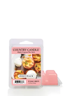 Country Candle – vonný vosk Sweet Peach, 64 g