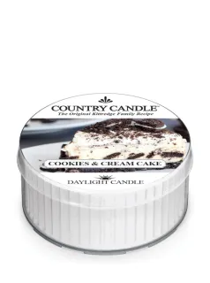 Country Candle – Daylight vonná svíčka Cookies & Cream Cake, 42 g