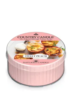 Country Candle – Daylight vonná svíčka Sweet Peach, 42 g