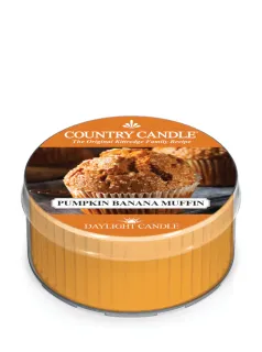 Country Candle – Daylight vonná svíčka Pumpkin Banana Muffin, 42 g