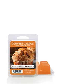 Country Candle – vonný vosk Pumpkin Banana Muffin, 64 g