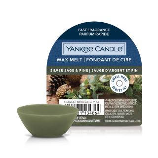 Yankee Candle - vonný vosk Silver Sage & Pine, 22 g
