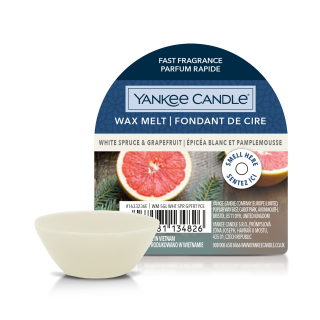 Yankee Candle - vonný vosk White Spruce & Grapefruit, 22 g