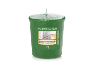 Yankee Candle - votivní svíčka Shimmering Christmas Tree, 49 g