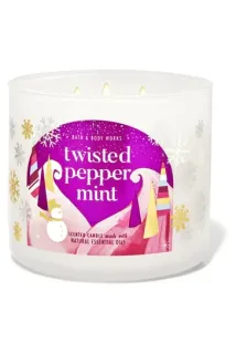 Bath and Bodyworks - vonná svíčka Twisted Peppermint, 411 g