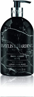 Baylis & Harding -  tekute mýdlo na ruce Dark Amber & Fig, 500 ml