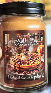 Candleberry - vonná svíčka Dýňové vafle s pekany, 624 g