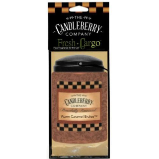 Candleberry - vonná visačka do auta, Warm Caramel Brulee