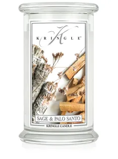 Kringle Candle - vonná svíčka velká, Sage & Palo Santo,  624 g