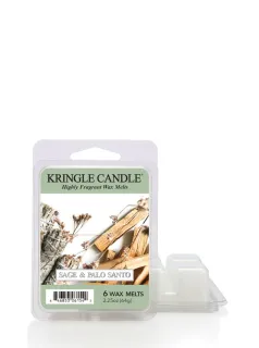 Kringle Candle – vonný vosk Sage & Palo Santo, 64 g