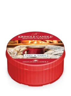 Kringle Candle – Daylight vonná svíčka Cozy & Warm , 42 g