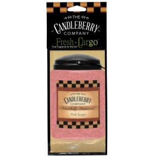 Candleberry - vonná visačka do auta, Pink Sugar